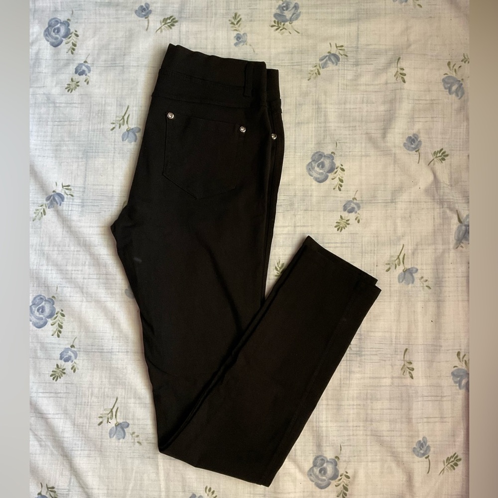 🐥R Sofia Black Women's Stretch Skinny Jeggings
